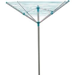 JVL 50M 4 Arm Aluminium Rotary Airer