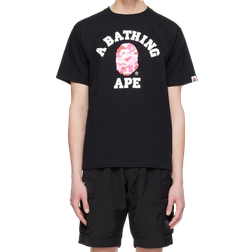 Bape Abc Camo College T-shirt - Black/Pink