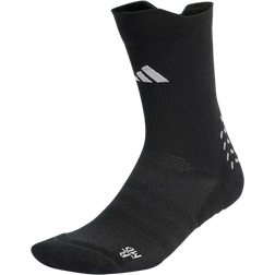 adidas Football Grip Printed Cushioned Crew Performance Socks - Black/White