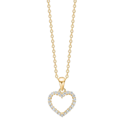 Mads Z Rhianna Pendant - Gold/Transparent