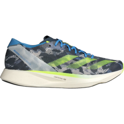 adidas Adizero Takumi Sen 10 M - Crystal White/Lucid Lemon/Blue Burst