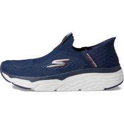 Skechers Men's Max Cushioning Slip-Ins-Athletic Slip-On Running Walking Shoes with Memory Foam Navy, X-Wide