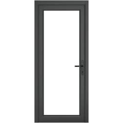 Crystal uPVC Grey Left Hand Inwards Double Glazed Interior Door (x)