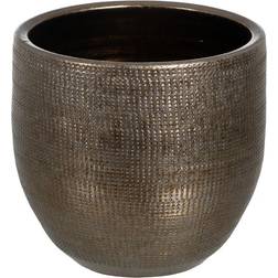 BigBuy Garden Planter Metallic Ceramic 30 ∅30cm