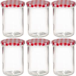 Marjukka Glasburk 0.44 L 6-Pack Röd Vit Dricksglas