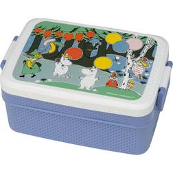 Rätt Start Mumin Festligheter lunchlåda 8x18,5 cm Blå-vit