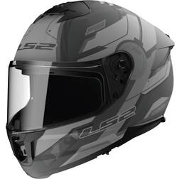 LS2 FF808 Stream II Shadow Helm, grau, Größe