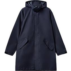 H2O Rømø LW Long Rain Jacket - Navy