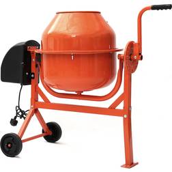 LivingAndHome Portable Electric Concrete Mixer with Wheels