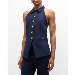 Veronica Beard Orlinda Vest Navy