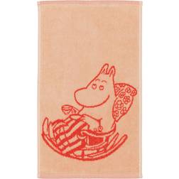 Arabia Moomin Mumi Håndklæde 30x50 cm Badehåndklæde Pink, Orange, Rød