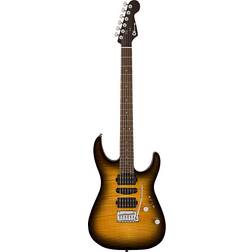 Charvel MJ DK24 HSH 2PT W Mahogany, Antique Burst Electric Guitar
