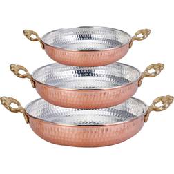 Hakan Copper Egg Cookware Set 3 Parts