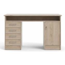 NetFurniture Remote Jackson Hickory Oak Writing Desk 55x126cm