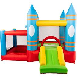 Home Deluxe Inflatable Bouncy Castle with Slide & Ball Pit