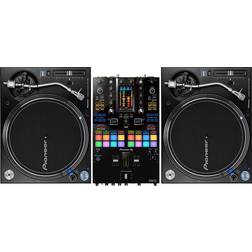 Pioneer DJ 2x PLX1000 Turntables + DJM-S11 Battle Mixer