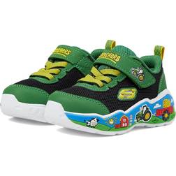 Skechers Play Scene John Deere Toddler Green Black