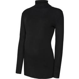 Mamalicious Knitted Maternity Pullover Black (20013064)