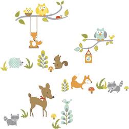 RoomMates Woodland Fox & Friends Wall Decals