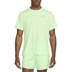 Nike Men's Miler Dri-FIT UV Short Sleeve Running Top - Vapor Green