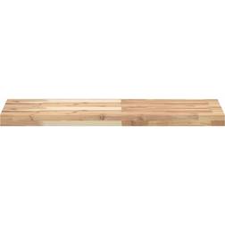 vidaXL Solid Acacia Wood Brown Plateau de table 30x100cm