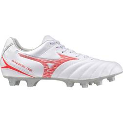 Mizuno Monarcida Neo III Select FG - White/Radiant Red