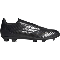 adidas F50 League Laceless Firm MG - Core Black/Iron Metallic/Gold Metallic