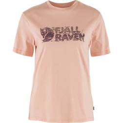 Fjällräven Lush Logo T-Shirt - Chalk Rose