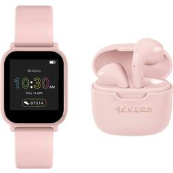 Tikkers Teen Series 10 Nude - Smart Watch and Earbuds Set