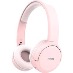 Streetz headphones, mic, foldable, BT10-PNK
