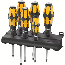 Wera 932/6 05018282001 Kraftform Chiseldriver + Rack 6pcs Skruetrækker