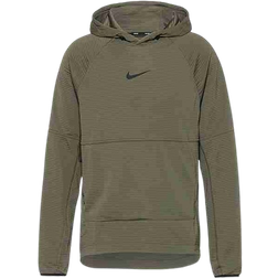 Nike Men's Dri Fit Fleece Fitness Pullover - Medium Olive/Black