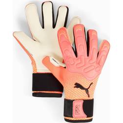 Puma Future Pro Hybrid Goalkeeper Gloves, Sunset Glow/Sun Stream/Black