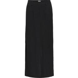 Object Sanne Long Pencil Skirt - Black