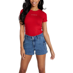 Guess Factory Preston Logo Top - Red