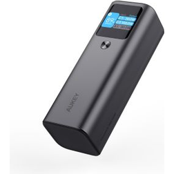 Aukey Pb-MS02 MagFusion 10000mAh 30W Magnetic Wireless Charging Power Bank Usb C-c Cable Included Gray Dark Grey