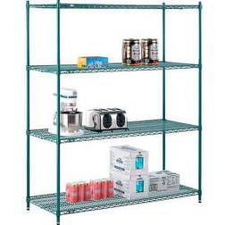 Global Industrial Nexel Poly-Green Shelving System 60x74"