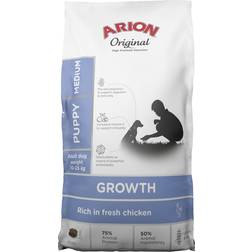 Arion Original Growth Chicken Medium Dry Food for Puppies 12kg