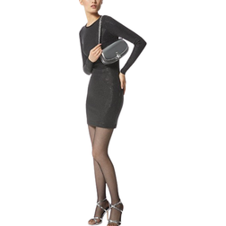 Michael Kors Embellished Matte Jersey Dress - Black
