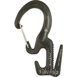 Nite Ize Figure 9 Carabiner Rope Tightener, Large, Black