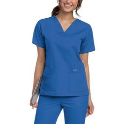 Landau 8219 Essentials Relaxed Fit 4-Pocket V-Neck Scrub Top