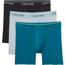 Calvin Klein Micro Boxer 3-pack - Black/Arona/Teal