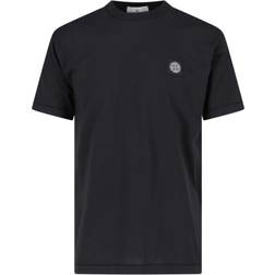 Stone Island Garment Dyed Jersey T-shirt - Black