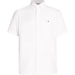 Tommy Hilfiger Poplin Short Sleeve Regular Fit Shirt - White