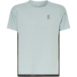 On Running Performance T-Shirt - Light Green/Dark Grey