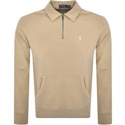 Polo Ralph Lauren Quarter Zip Sweatshirt - Coastal Beige