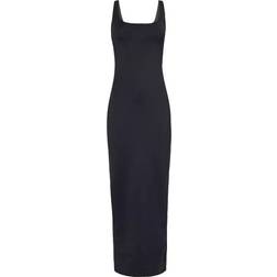 Good American Scuba Modern Tank Maxi Dress - Black