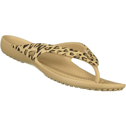 Crocs Kadee Ii Flip - Leopard/Gold