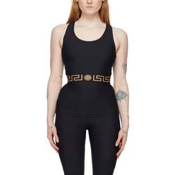 Versace Greca Border Tank Top - Black