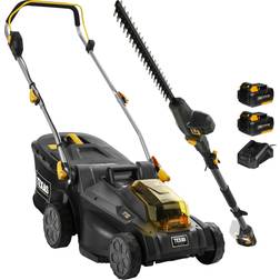Texas LMX2037 + PHX2000 (2x4.0Ah) Batteridrevet plæneklipper